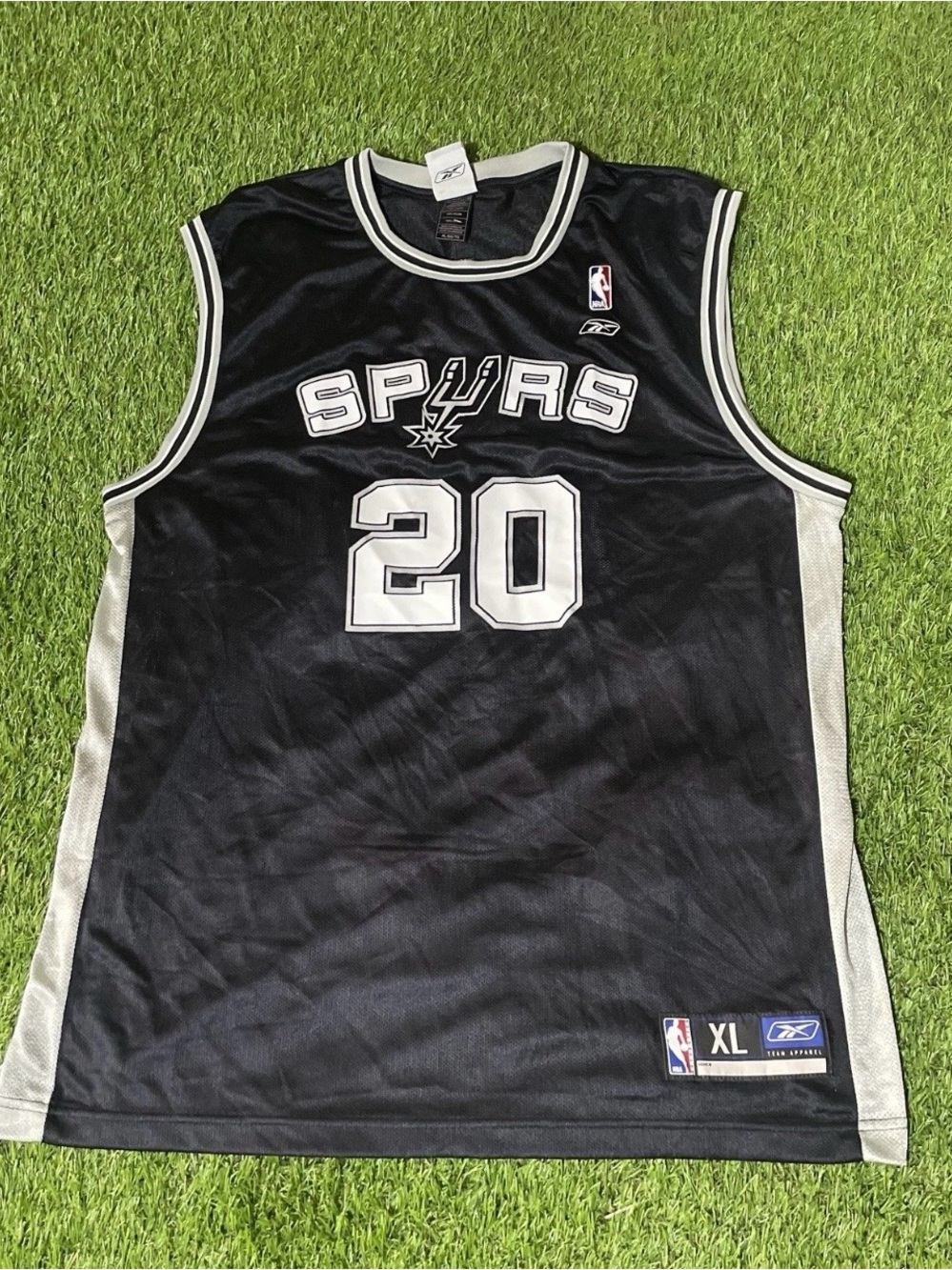 💥 Vintage Reebok San Antonio Spurs Manu Ginobili Jersey